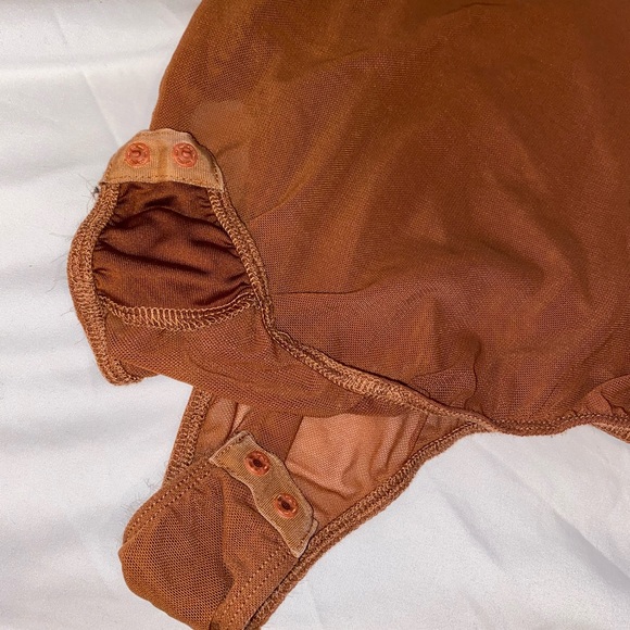 Mendocino Orange sheer bodysuit - Picture 4 of 5